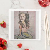 Serviette En Papier Beehive Mermaid (En situation)