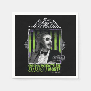 Serviette En Papier Beetlejuice "Ghost With The Most" Portrait