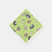 Serviette En Papier Beetlejus | Cute Chibi Toss Motif (Coin)