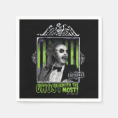 Serviette En Papier Beetlejus | Portrait "Ghost With the Most" (Devant)