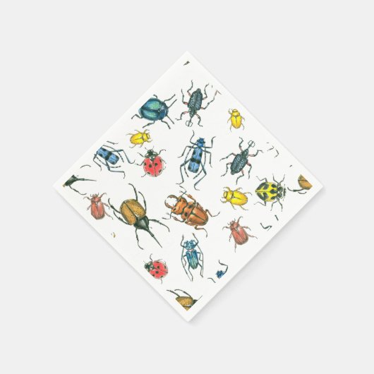 Serviette En Papier Beetles (Coin)
