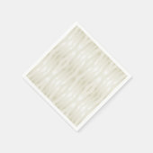 Serviette En Papier Beige clair noble texturé et blanc (Coin)