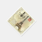Serviette En Papier beijal lace chandelier eiffel (Coin)