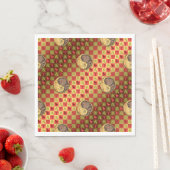 Serviette En Papier Bélier & Dragon de Terre (En situation)