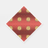 Serviette En Papier Bélier et Tiger (Coin)