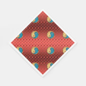 Serviette En Papier Bélier et tigre d'eau (Coin)