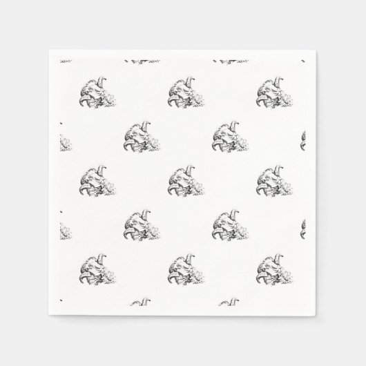 Serviette En Papier Bélier mignon (Devant)