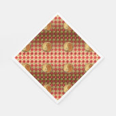 Serviette En Papier Bélier & Rat de Bois (Coin)