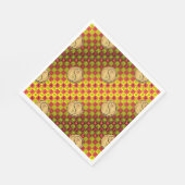 Serviette En Papier Bélier & Singe de feu (Coin)