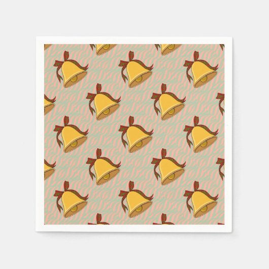 Serviette En Papier Bell et Bow (Devant)
