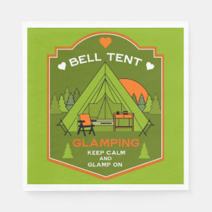 Serviette En Papier Bell Tent Glamping