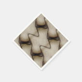 Serviette En Papier Belle abstraction laisse une impression durable (Coin)