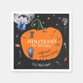 Serviette En Papier Belle Aquarelle Halloween Costume pour enfants (Devant)