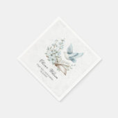 Serviette En Papier Belle aquarelle Première sainte communion (Coin)