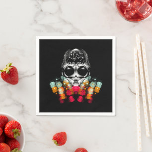 Serviette En Papier Belle araignée automnale avec Casquette Dewdrop