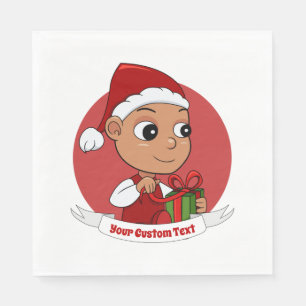 Serviette En Papier Belle Caricature pour bébé de Noël serviettes
