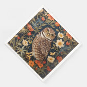 Serviette En Papier Belle Chouette bractée William Morris Inspiré (Coin)
