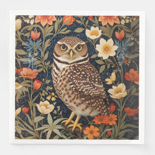 Serviette En Papier Belle Chouette bractée William Morris Inspiré