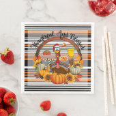 Serviette En Papier Belle Collection d'automne populaire Thanksgiving (En situation)
