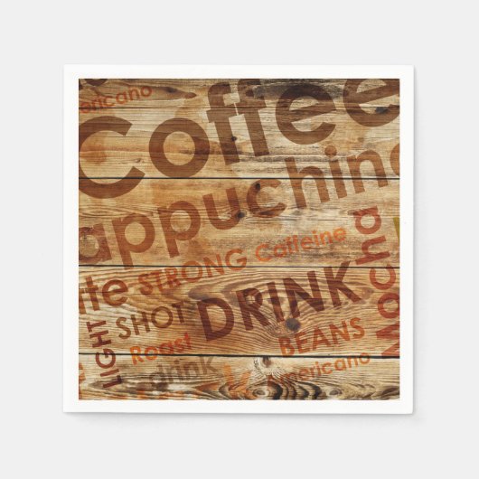 Serviette En Papier Belle Cuisine Café Boire (Devant)