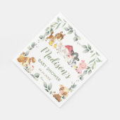 Serviette En Papier Belle ferme Animaux verdure Baby shower d'annivers (Coin)