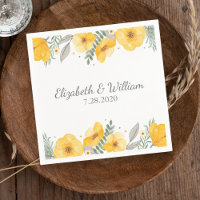 Belle Fleur Jaune Élégant Mariage romantique