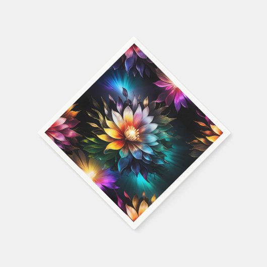 Serviette En Papier Belle Fleurs Vivid Papier Napkin (Coin)