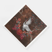 Serviette En Papier Belle grue (Coin)