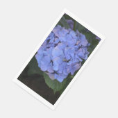Serviette En Papier Belle Hortensia Rustique Hydrangea Violette (Coin)
