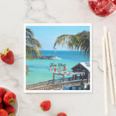 Serviette En Papier Belle Key West Noël (En situation)