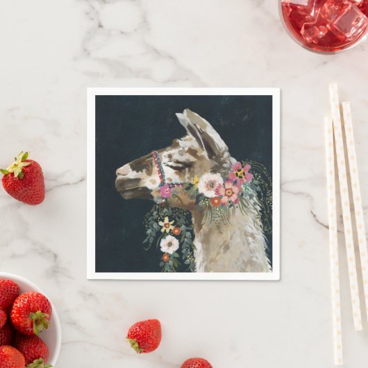 Serviette En Papier Belle Llama (En situation)