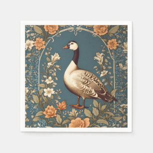 Serviette En Papier Belle Oie Vintage William Morris Inspiré