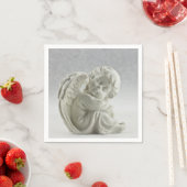 Serviette En Papier Belle Papier Angel Napkin (En situation)