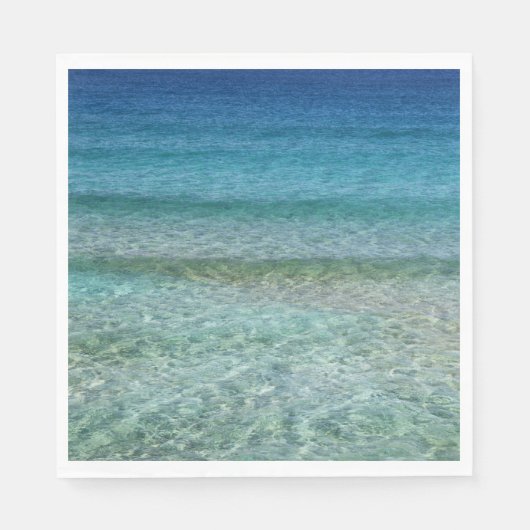 Serviette En Papier Belle plage de sable (Devant)