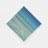 Serviette En Papier Belle plage de sable (Coin)