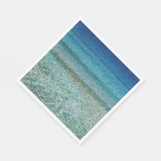 Serviette En Papier Belle plage de sable (Coin)