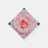 Serviette En Papier Belle rose rose (Coin)