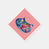 Serviette En Papier Belle soirée tasse de thé originale (Coin)