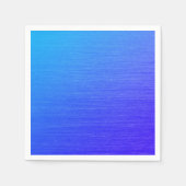 Serviette En Papier Belle teinte bleue (Devant)