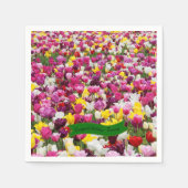 Serviette En Papier Belle Tulip Garden Papier serviettes (Devant)