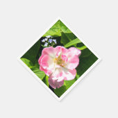 Serviette En Papier Belle tulipe rose (Coin)