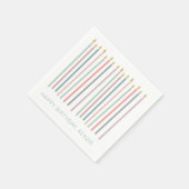 Serviette En Papier Belles bougies d'anniversaire (Coin)