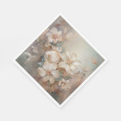 Serviette En Papier Belles, Élégantes Fleurs (Coin)