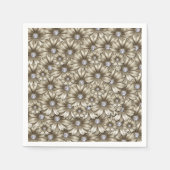 Serviette En Papier Belles fleurs de diamant (Devant)