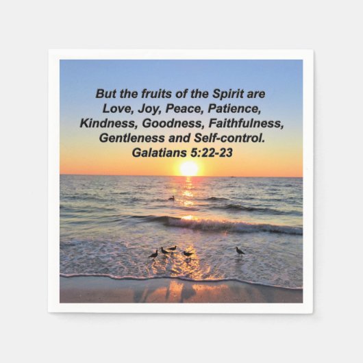 SERVIETTE EN PAPIER BELLES GALATIENNES 5 SOLEIL (Devant)