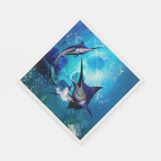 Serviette En Papier Belles marlins (Coin)