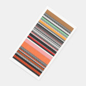 Serviette En Papier Belles rayures colorées (Coin)