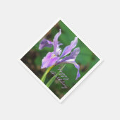Serviette En Papier Belles serviettes Iris Violet (Coin)