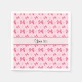 Serviette En Papier Belles vaches en satin rose (Devant)