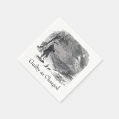 Serviette En Papier Ben Franklin condamné (Coin)